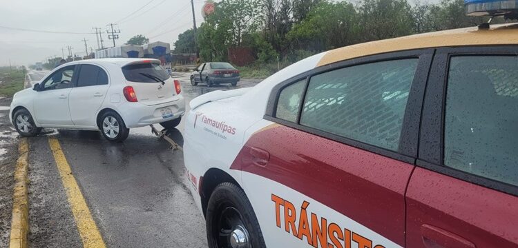 Participa Tránsito Estatal en acciones de auxilio ciudadano tras paso de «Alberto» por Tamaulipas