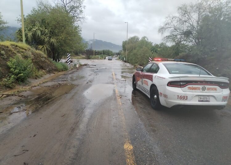 Participa Tránsito Estatal en acciones de auxilio ciudadano tras paso de «Alberto» por Tamaulipas