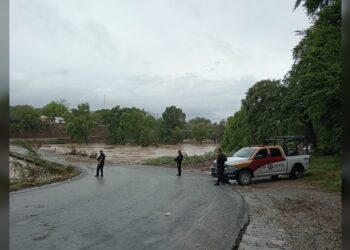 Realiza Guardia Estatal acciones preventivas en zonas de riesgo ante anuncio de próximas lluvias