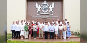 Rector de la UAT preside en la UAM Mante la reunión del Colegio de Directores