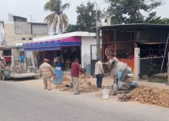 Repone COMAPA Altamira pavimento en colonias y fraccionamientos