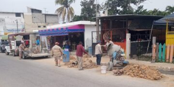 Repone COMAPA Altamira pavimento en colonias y fraccionamientos