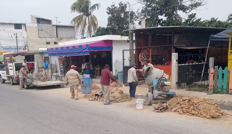 Repone COMAPA Altamira pavimento en colonias y fraccionamientos