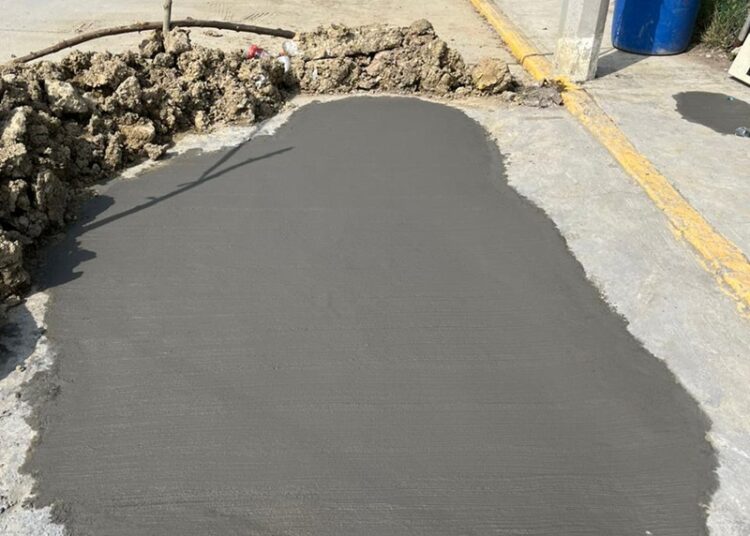 Repone COMAPA Altamira pavimento en colonias y fraccionamientos