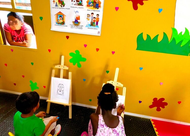 Inauguran espacio amigable en albergue “Senda de Vida 2”