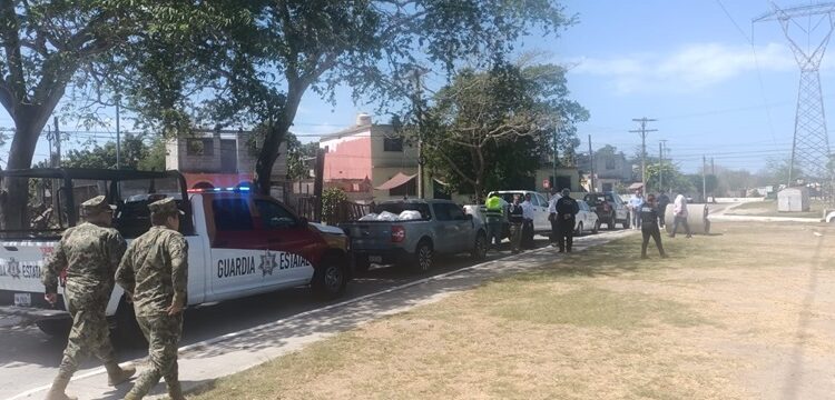 Guardia Estatal participa en estrategia preventiva ante tormenta tropical Alberto en Tampico