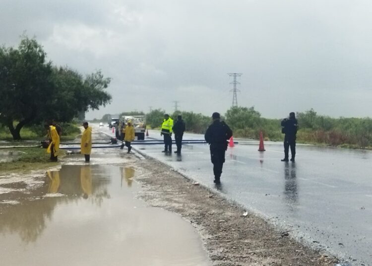 Guardia Estatal participa en recorridos de supervisión tras llegada de tormenta tropical Alberto