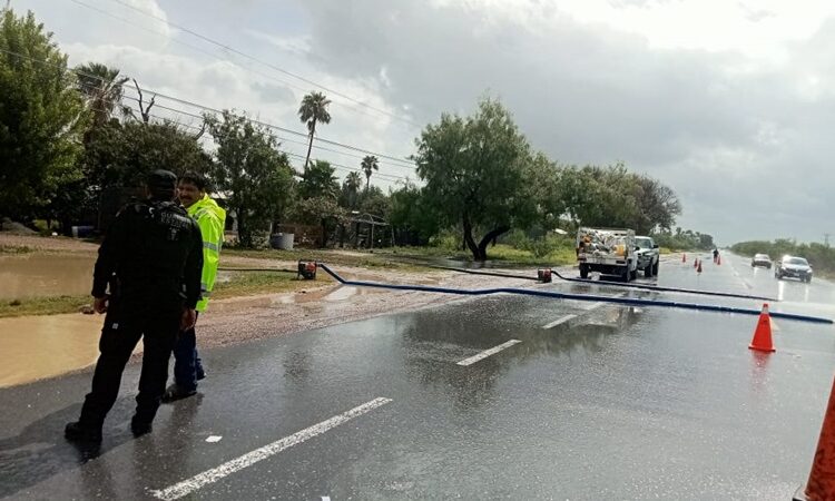 Guardia Estatal participa en recorridos de supervisión tras llegada de tormenta tropical Alberto
