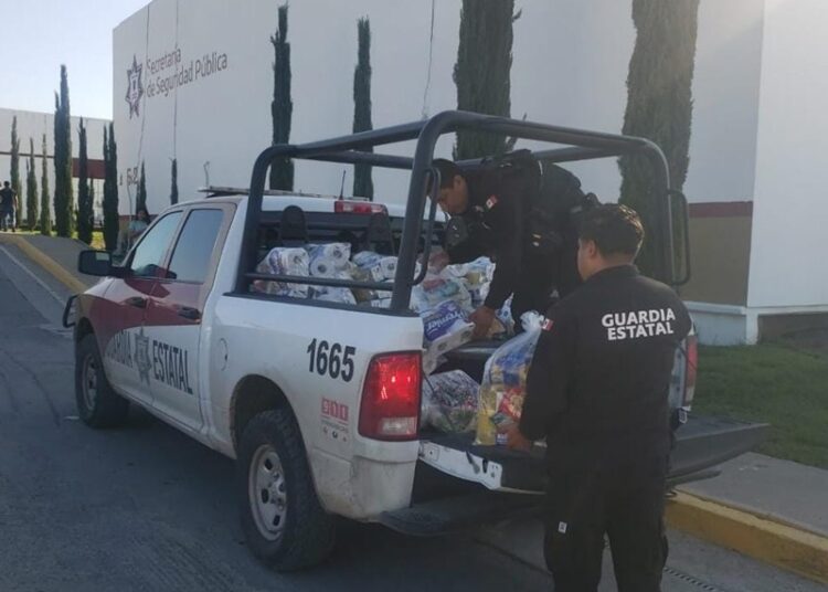 Continúa Secretaría de Seguridad Pública apoyando a comunidades afectadas por “Alberto”