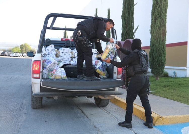 Continúa Secretaría de Seguridad Pública apoyando a comunidades afectadas por “Alberto”