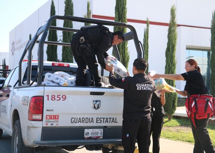 Continúa Secretaría de Seguridad Pública apoyando a comunidades afectadas por “Alberto”