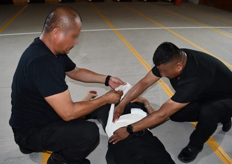 Recibe Guardia Estatal capacitación constante en Medicina Táctica Policial