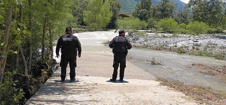 Realiza Guardia Estatal acciones preventivas en zonas de riesgo ante anuncio de próximas lluvias