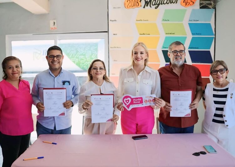 Se suman empresas y organizaciones en Altamira y Tampico al Programa de Puntos Rosa en Tamaulipas