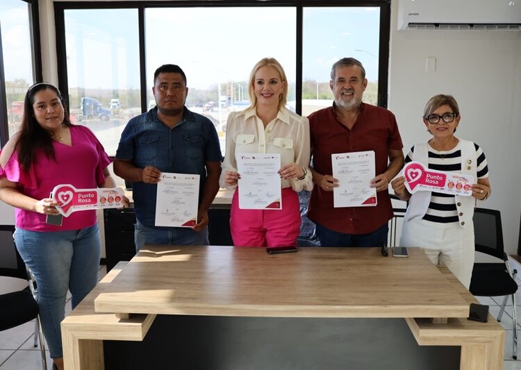 Se suman empresas y organizaciones en Altamira y Tampico al Programa de Puntos Rosa en Tamaulipas
