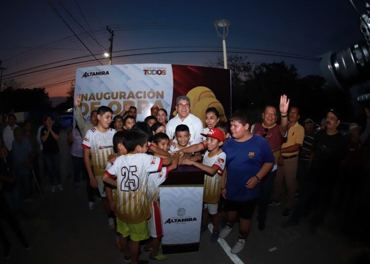 Transforma AMM la vida de los altamirenses con entrega de obras