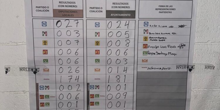 Inicia recuento de votos en Altamira