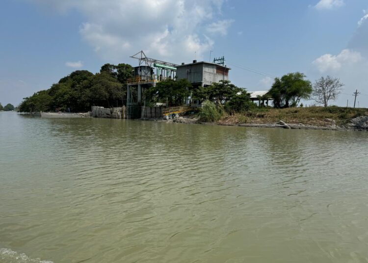 Supervisa AVA trabajos de dragado en el sistema lagunario del sur de Tamaulipas