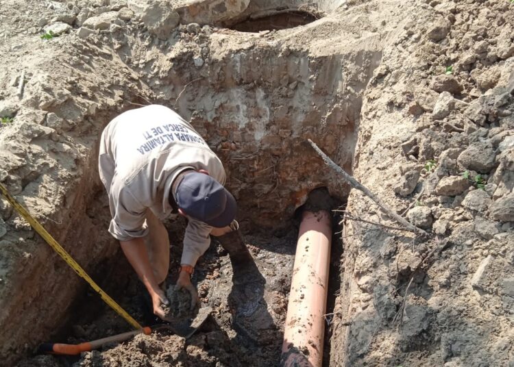 COMAPA Altamira repone y repara de líneas de drenaje