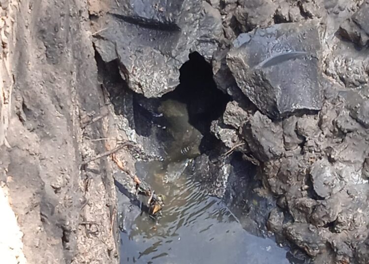 COMAPA Altamira repone y repara de líneas de drenaje