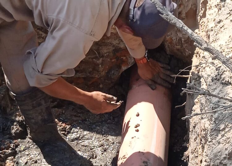 COMAPA Altamira repone y repara de líneas de drenaje