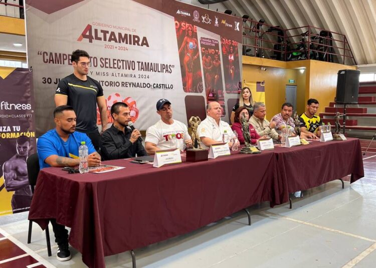 Fomenta Altamira el fisicoconstructivismo con campeonato selectivo