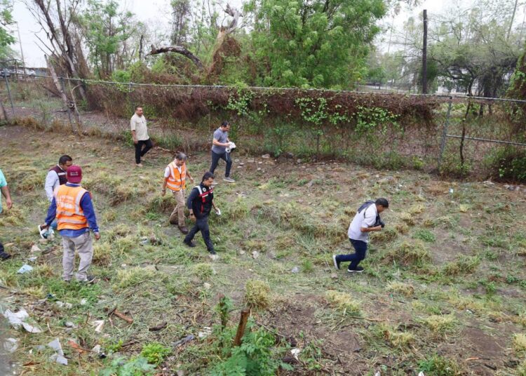 Alcalde Gattás supervisa drenes del norponiente de Victoria