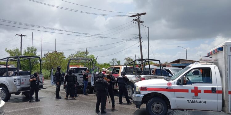 Enfrentamiento en Matamoros deja a policía sin vida