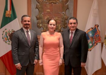 En NLD, fortalece Carmen Lilia cierre de su administración