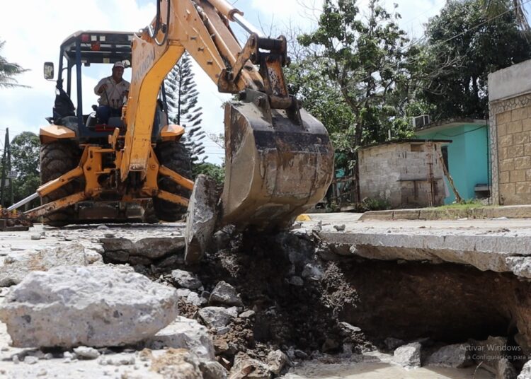 COMAPA Altamira repone líneas de drenaje