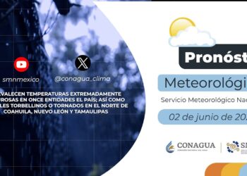 #PronósticodelTiempo para hoy Domingo 02 de junio de 2024