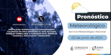 #PronósticodelTiempo para hoy Domingo 02 de junio de 2024