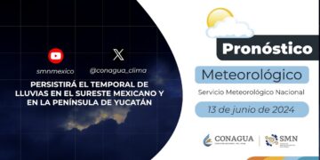 #PronósticodelTiempo para hoy Jueves 13 de junio de 2024