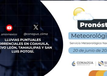 #PronósticodelTiempo para hoy Jueves 20 de junio de 2024