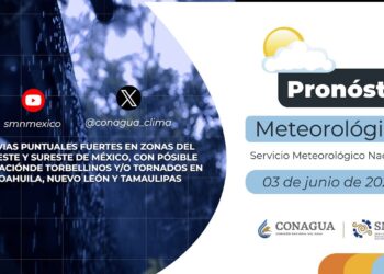 #PronósticodelTiempo para hoy Lunes 03 de junio de 2024