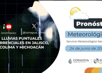 #PronósticodelTiempo para hoy Lunes 24 de junio de 2024