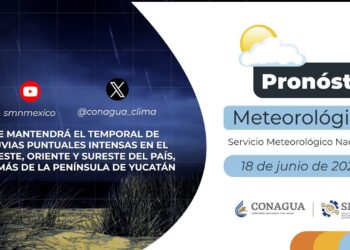 #PronósticodelTiempo para hoy Martes 18 de junio de 2024