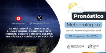 #PronósticodelTiempo para hoy Martes 18 de junio de 2024
