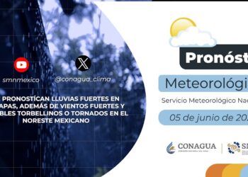#PronósticodelTiempo para hoy Miércoles 05 de junio de 2024