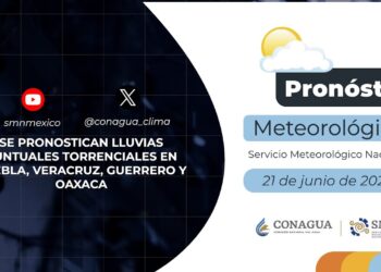 #PronósticodelTiempo para hoy Viernes 21 de junio de 2024