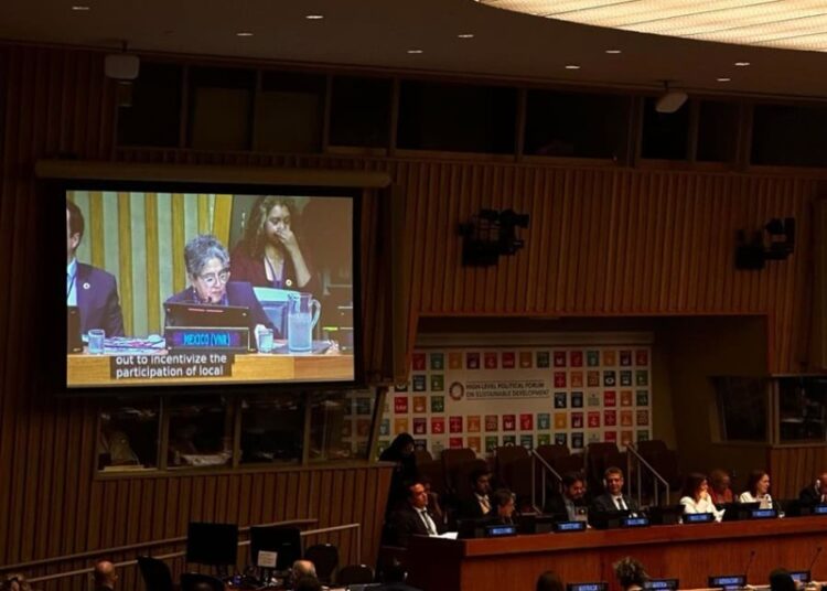 Asiste Américo Villarreal a presentación del Cuarto Informe Nacional Voluntario de México en la ONU