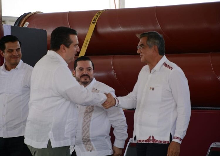 Inicia Américo construcción de gasoducto Libramiento en Reynosa