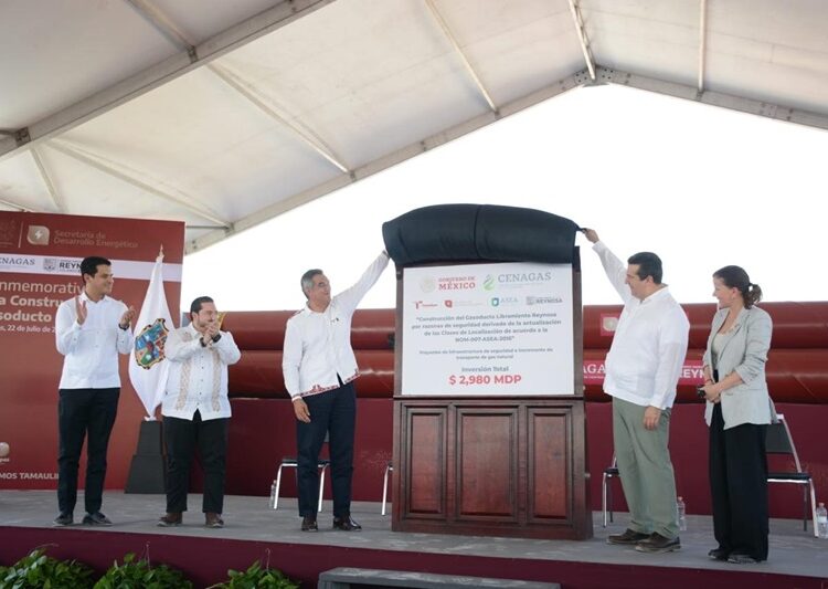 Inicia Américo construcción de gasoducto Libramiento en Reynosa