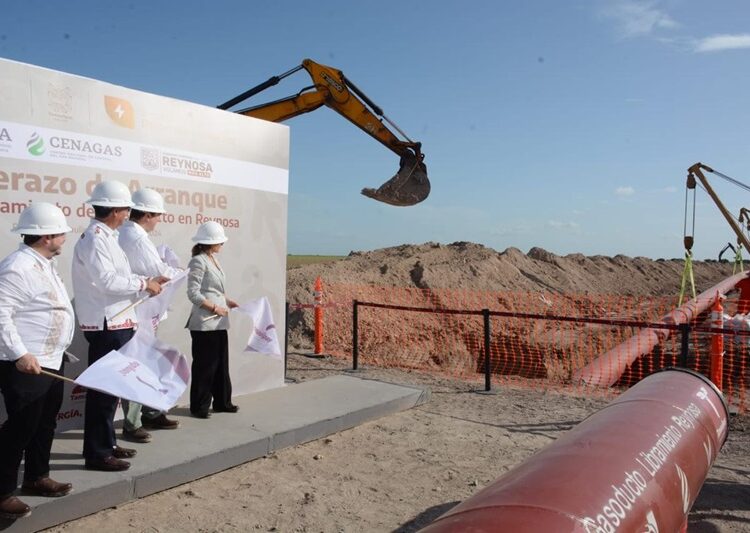Inicia Américo construcción de gasoducto Libramiento en Reynosa