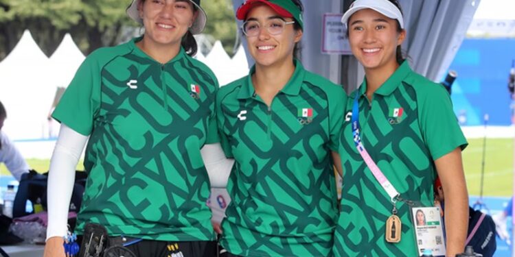 México arranca París 2024 con brillante actuación en tiro con arco femenil