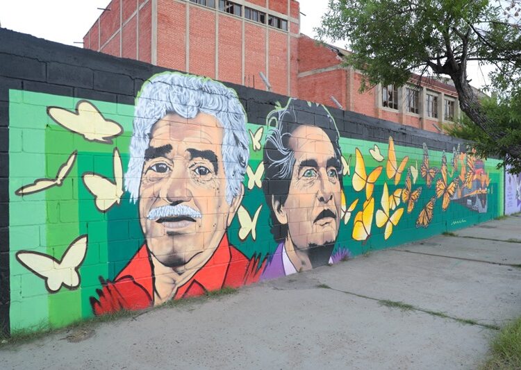 Artistas locales embellecen la imagen urbana de Nuevo Laredo con sus murales