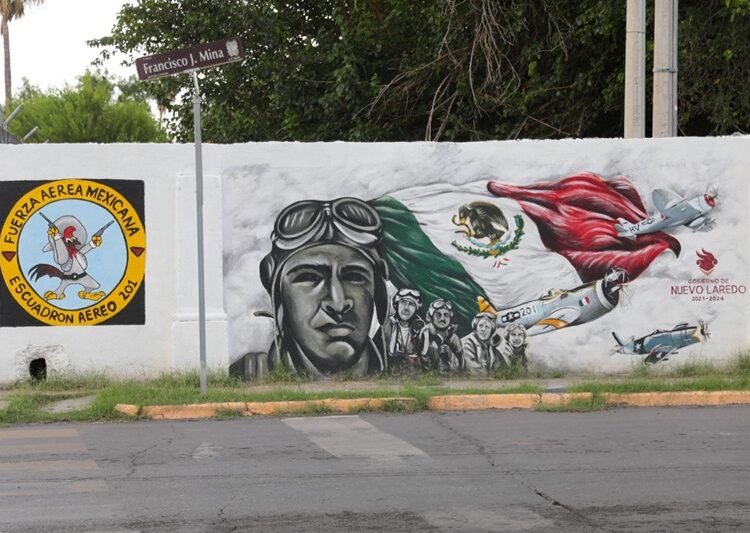 Artistas locales embellecen la imagen urbana de Nuevo Laredo con sus murales