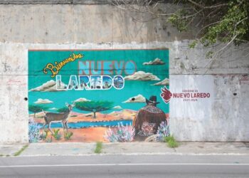 Artistas locales embellecen la imagen urbana de Nuevo Laredo con sus murales