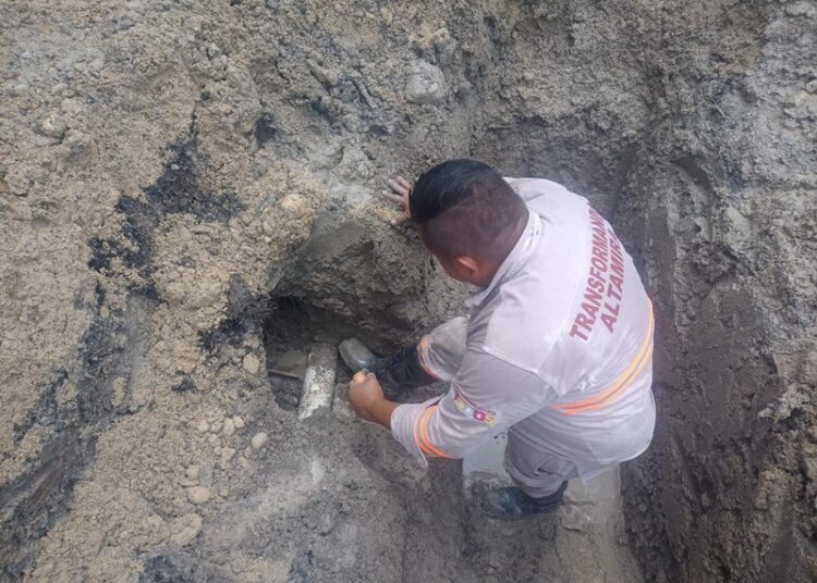 COMAPA Altamira repara fugas de agua potable en Zona Miramar