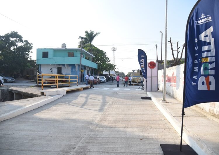 Continúa la modernización vial en Tampico